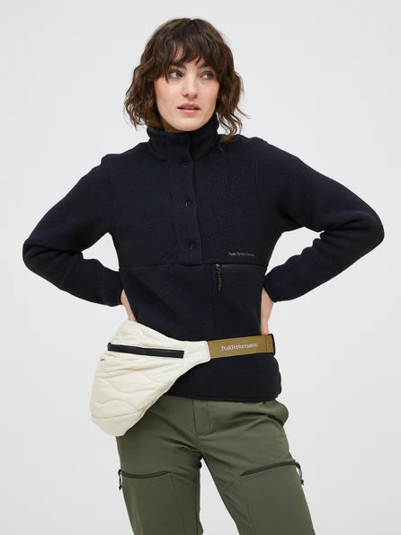 Femme Fleece Col Montant