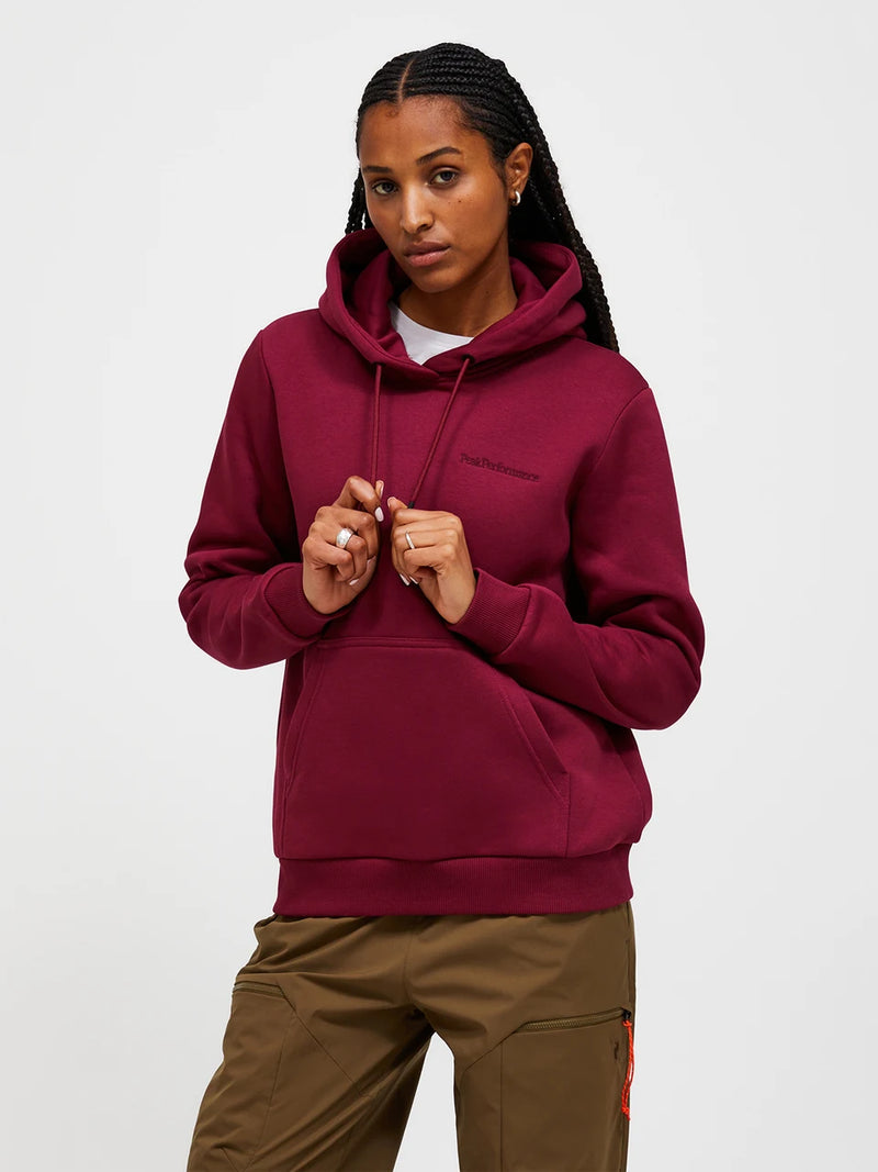 Femme Original Petit Logo Hood